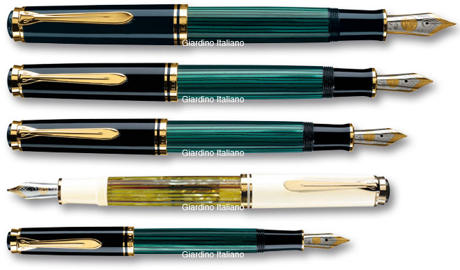 Pelikan Souveran M600 Penna Stilografica Verde & Nera